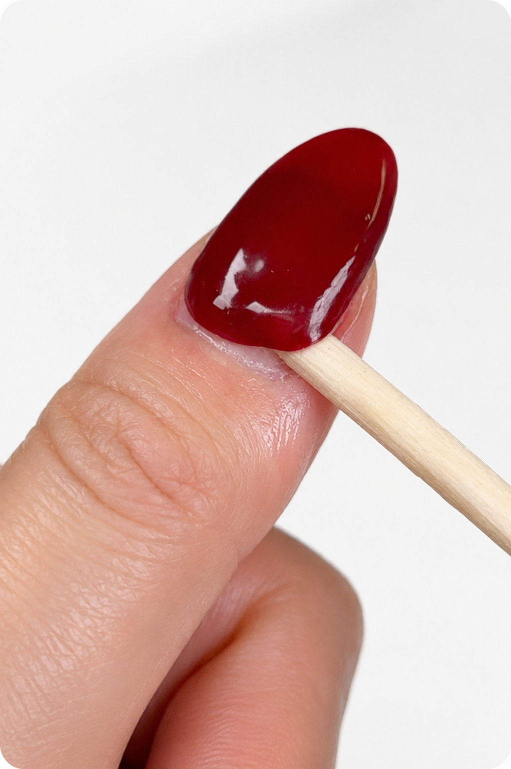 Gently working Easy Peel beneath the Glowee strip edge